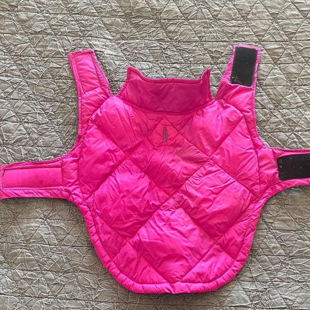 Vibrant Pink Quilted Dog Vest